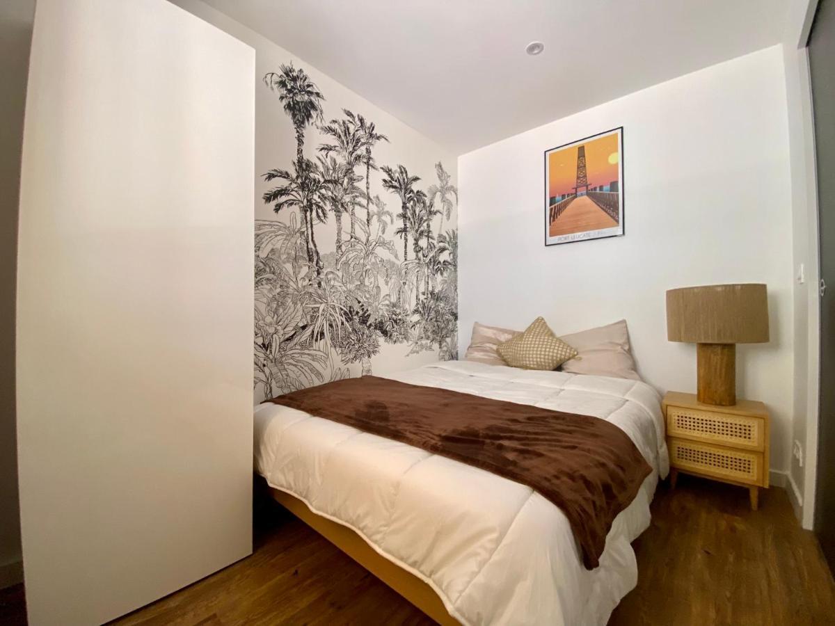 Ferienwohnung Terrasse Vue Mer 2 Pieces A Leucate Avec Piscine Exterior foto